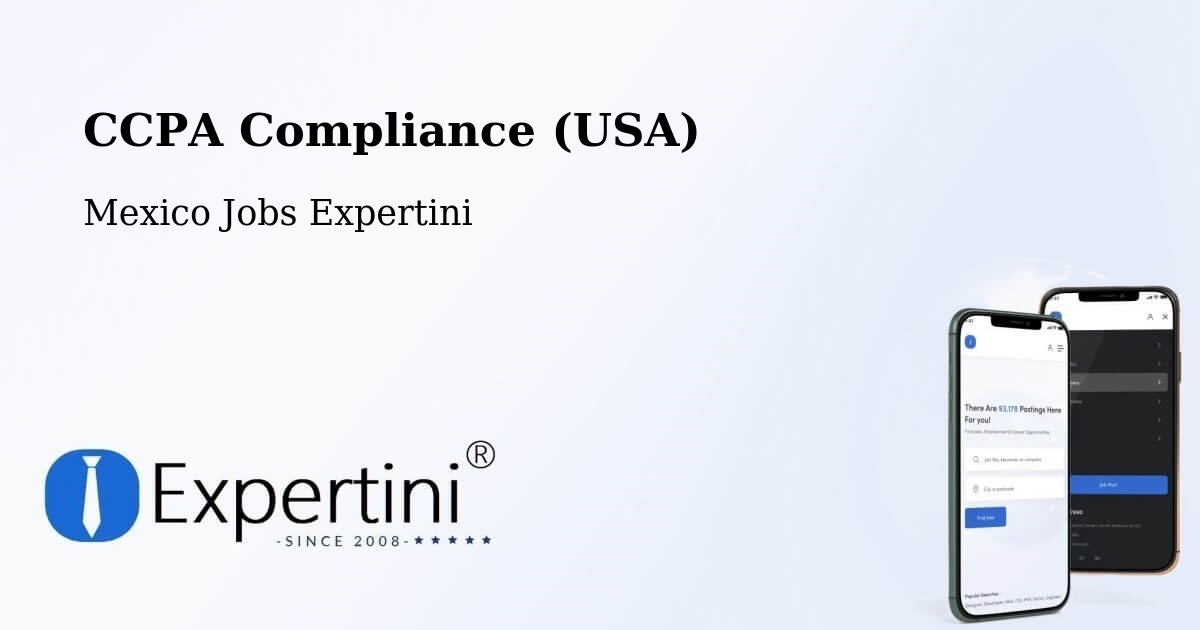 CCPA Privacy Rights & Compliance Notice – Pintillo - Mexico Jobs Expertini